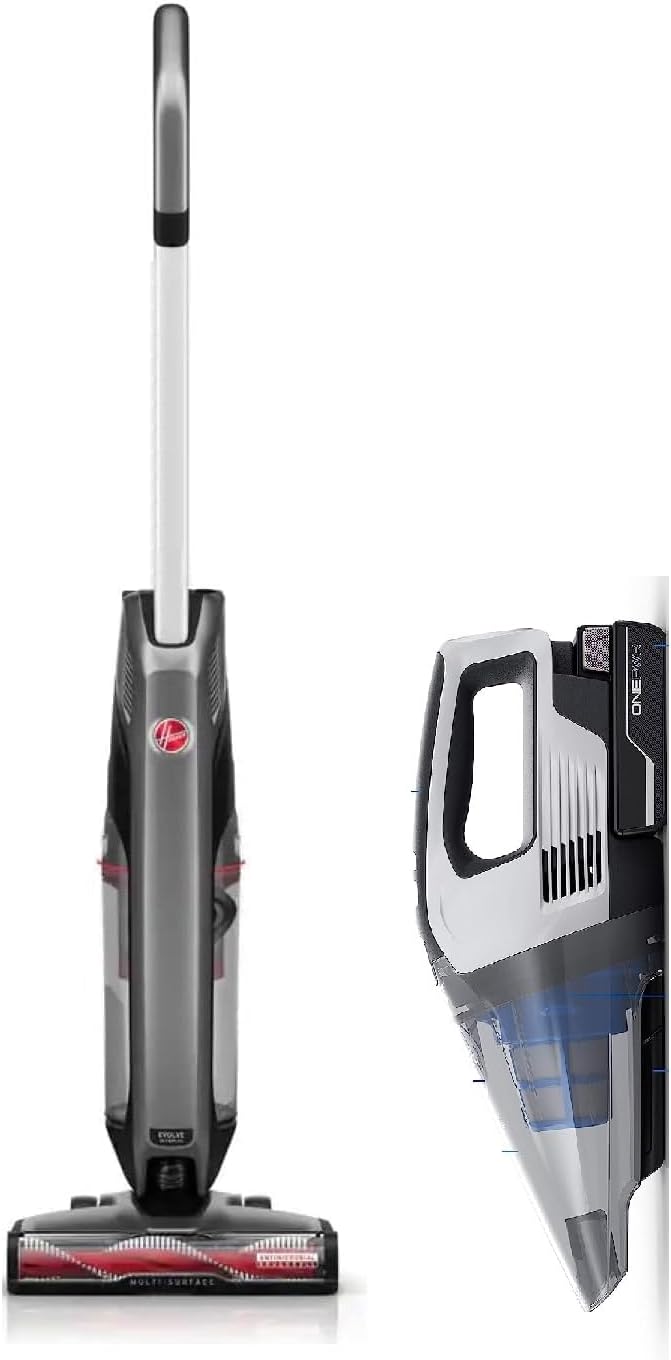 Hoover ONEPWR Evolve Pet Plus+ Cordless Upright Vacuum Cleaner, Red