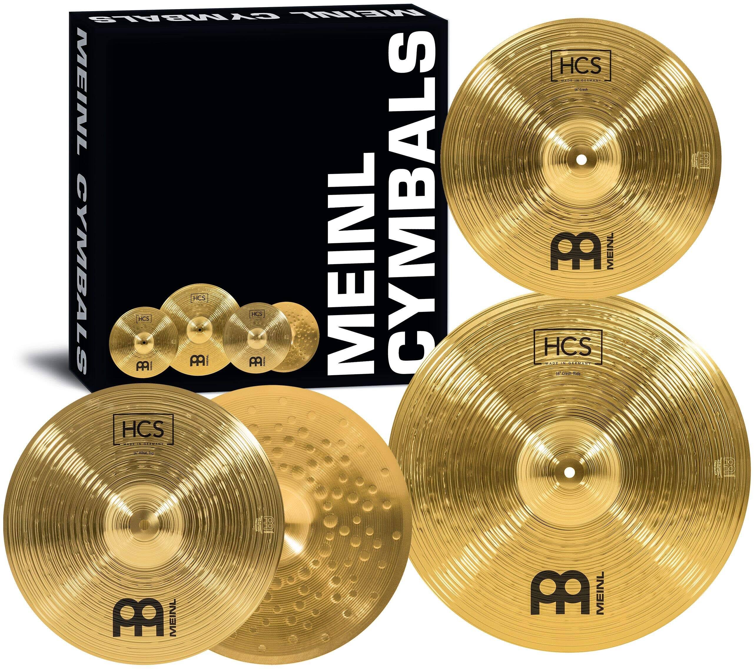 Meinl HCS Cymbal Pack with Free 14 inch Crash - Megean