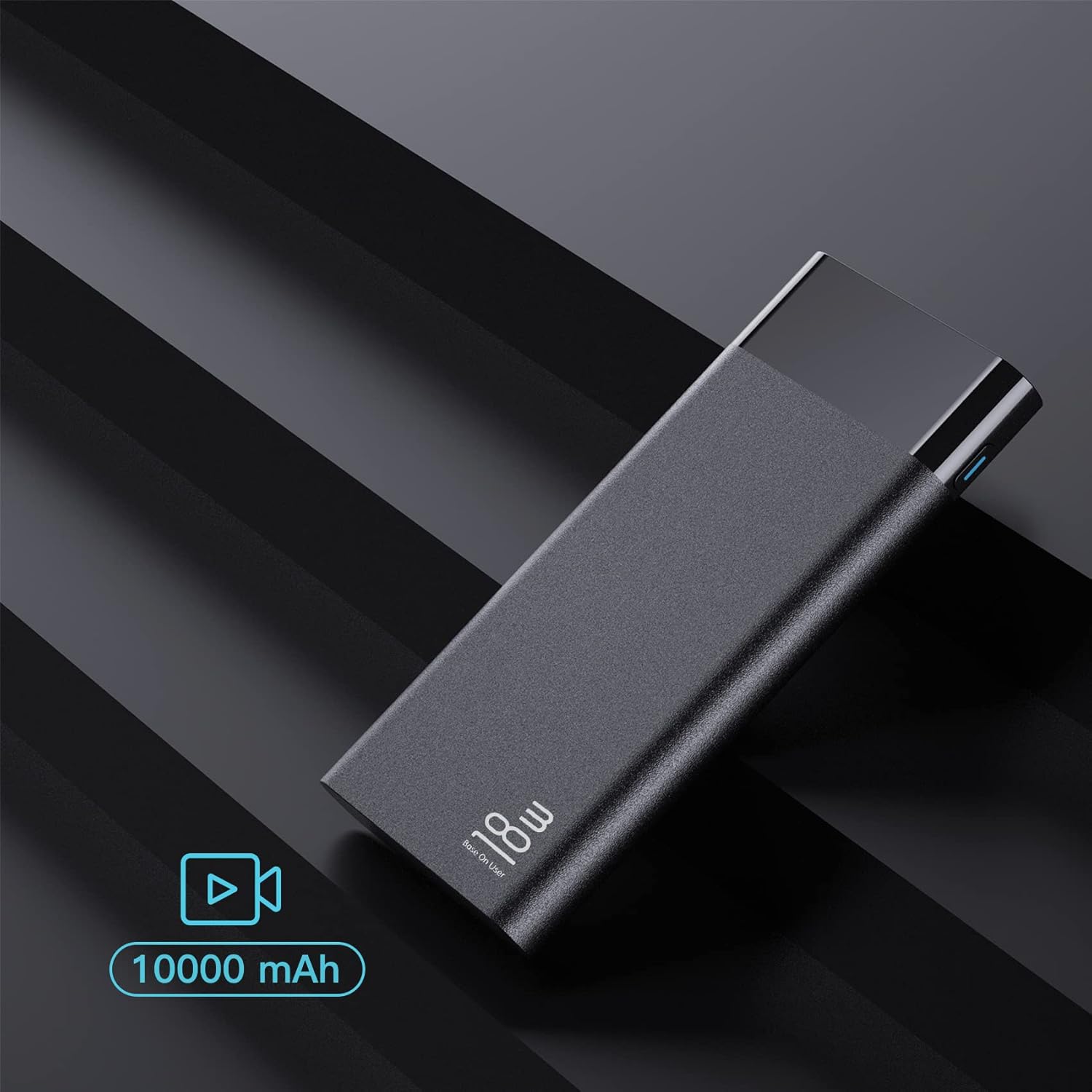 Portable Power Bank with 1080p Mini Camera Works with WiFi（2.4G only）, 29 Hours Long Recording No Audio Power Bank Camera, Supports Recording and Charging Meanwhile