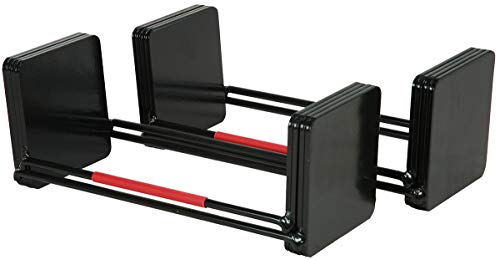 PowerBlock Elite EXP 70-90 lb. Dumbbell Kit, Stage 3 Expansion Kit, Only Compatible After Stage 2 Adjustable Dumbbell Purchase, Durable Steel, Innovative Workout Equipment Black