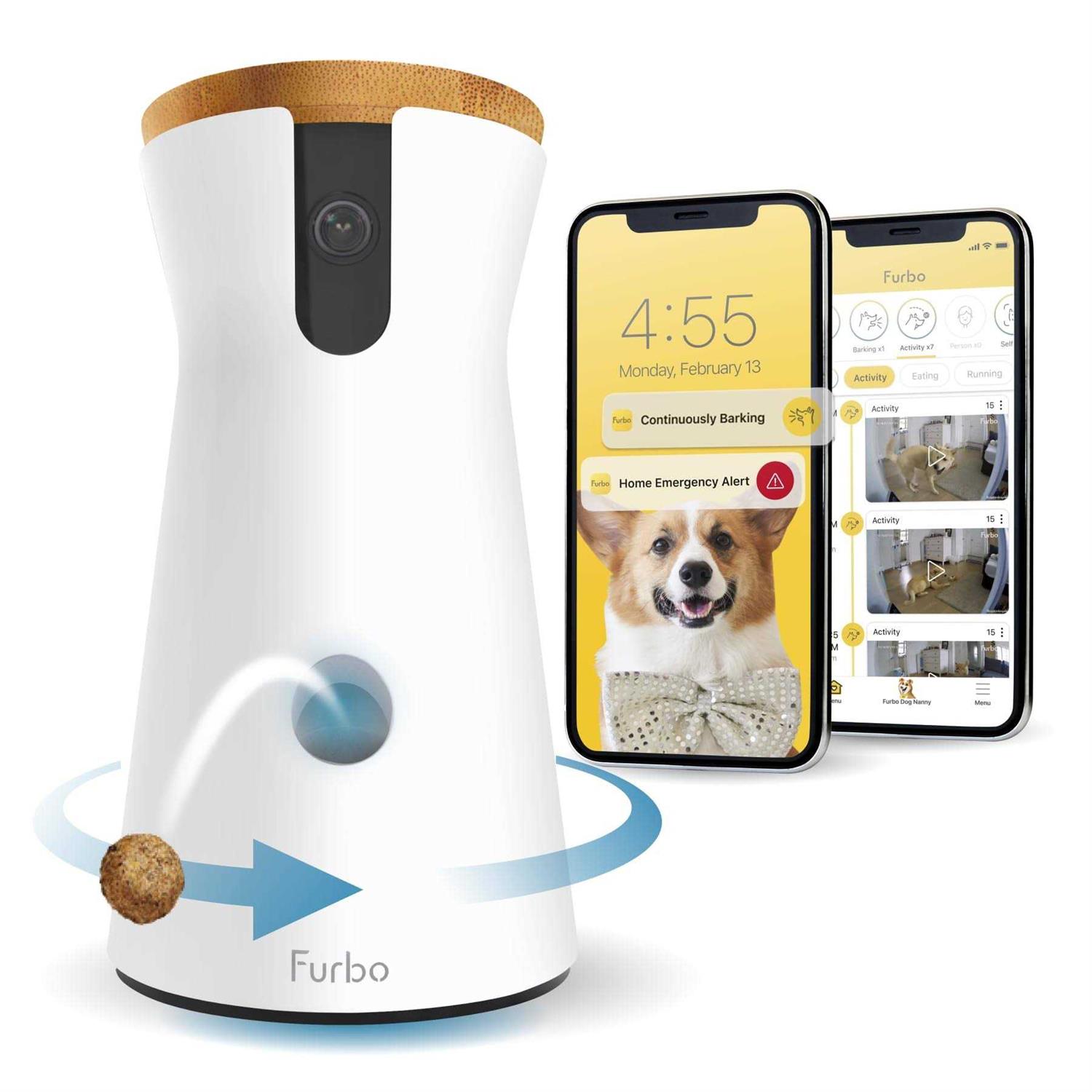 Furbo 360° Dog Camera w/Subscription Smart Camera Designed for Dogs