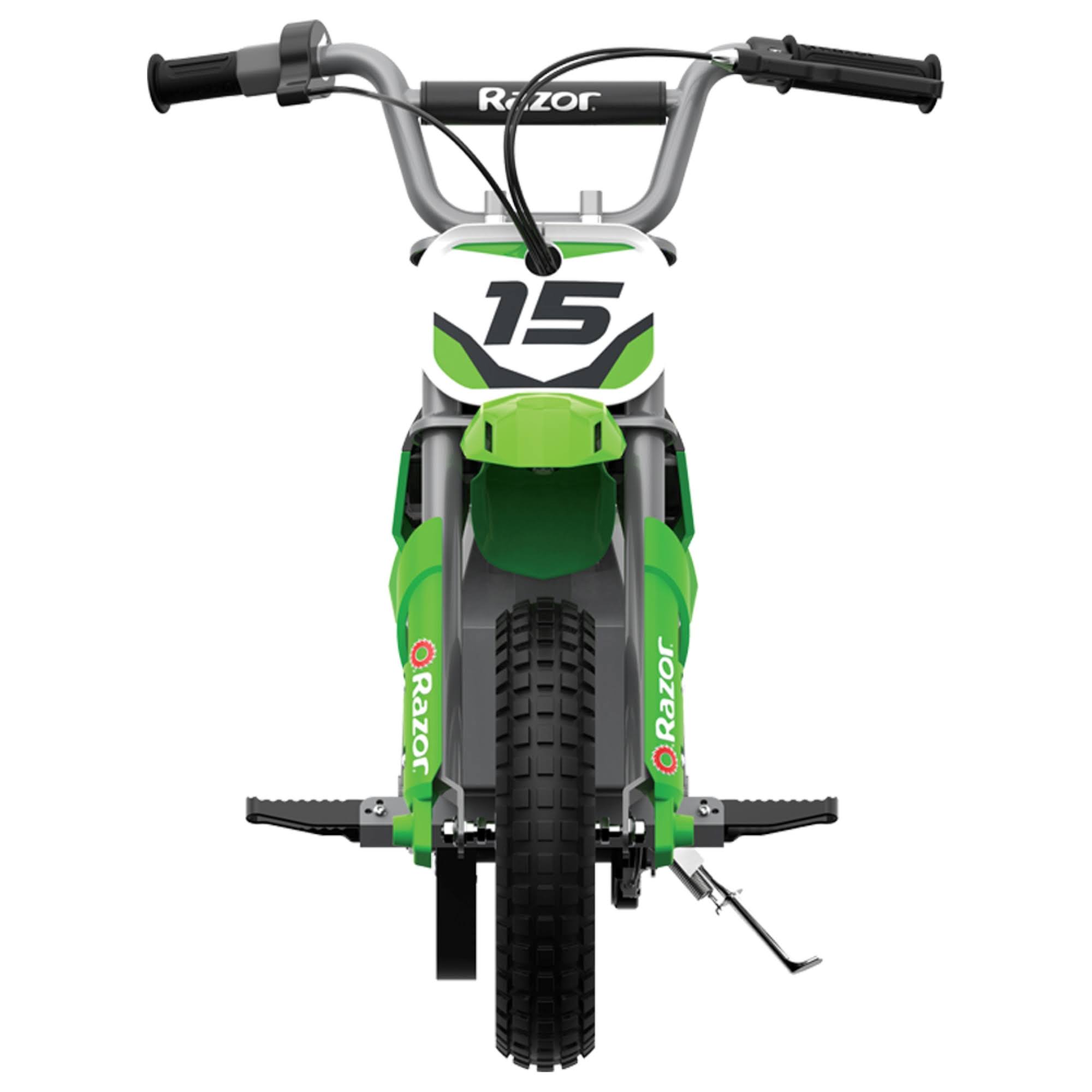 Razor MX400 Dirt Rocket 24V Electric Toy Motocross Motorcycle Dirt Bike Green
