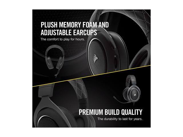 Corsair HS60 Surround Gaming Headset - White/Black