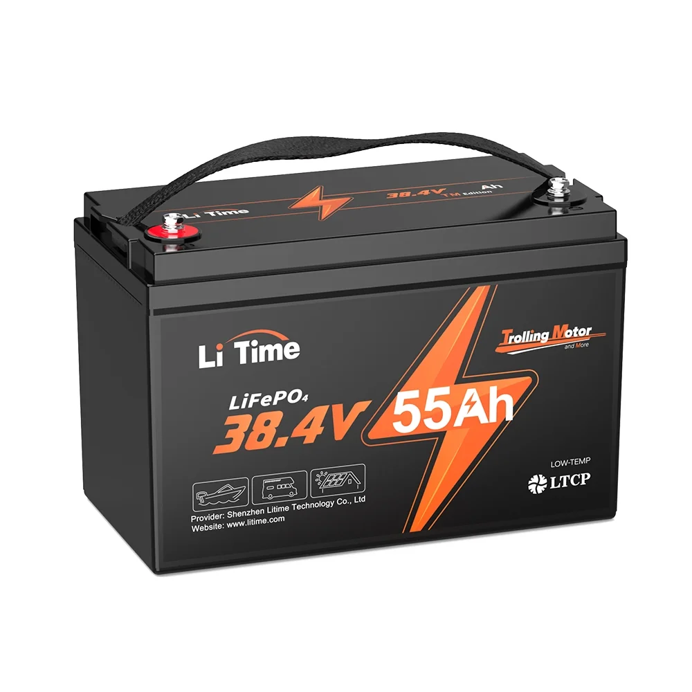LiTime 36V 55Ah TM LiFePO4 Battery, Low-Temp Protection For Trolling Motors - Curated Treasures Market