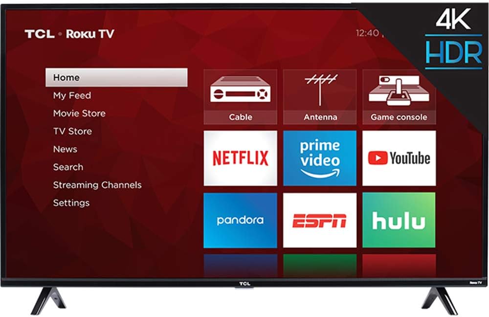 TCL 4 55S425 54.6 2160p Smart LED-LCD TV - 16:9 - 4K UHDTV