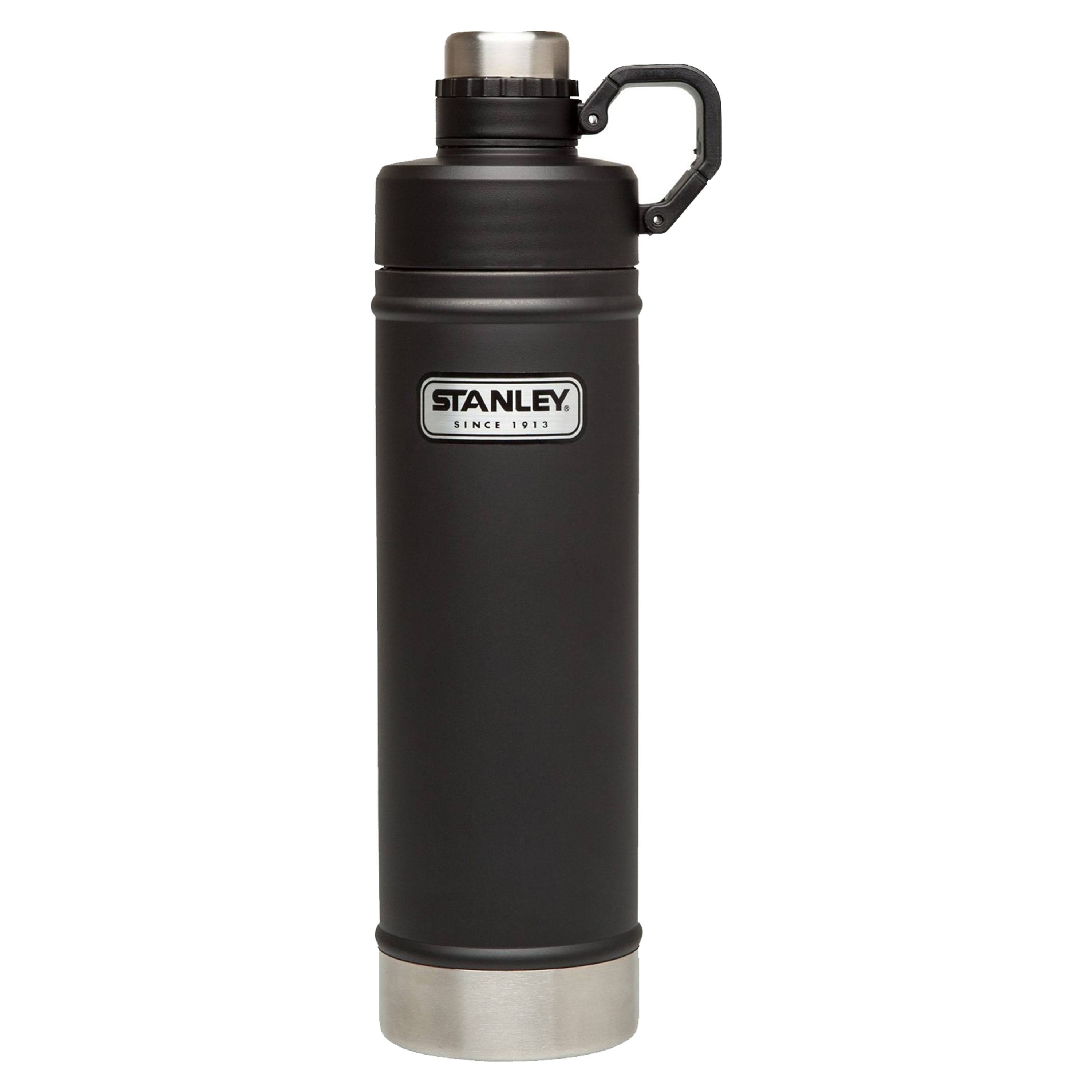Stanley Classic Vacuum Water Bottle, Black, 25 oz