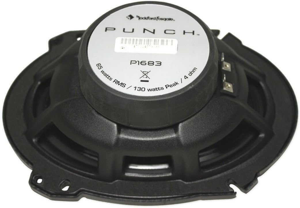 2 Pairs Of Rockford Fosgate P1683 130W 6"x8" 3-Way Car Stereo Speakers 6x8 Punch