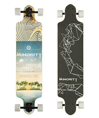 Minority Downhill Maple Longboard 40-Inch Drop Deck Cliff, Maple