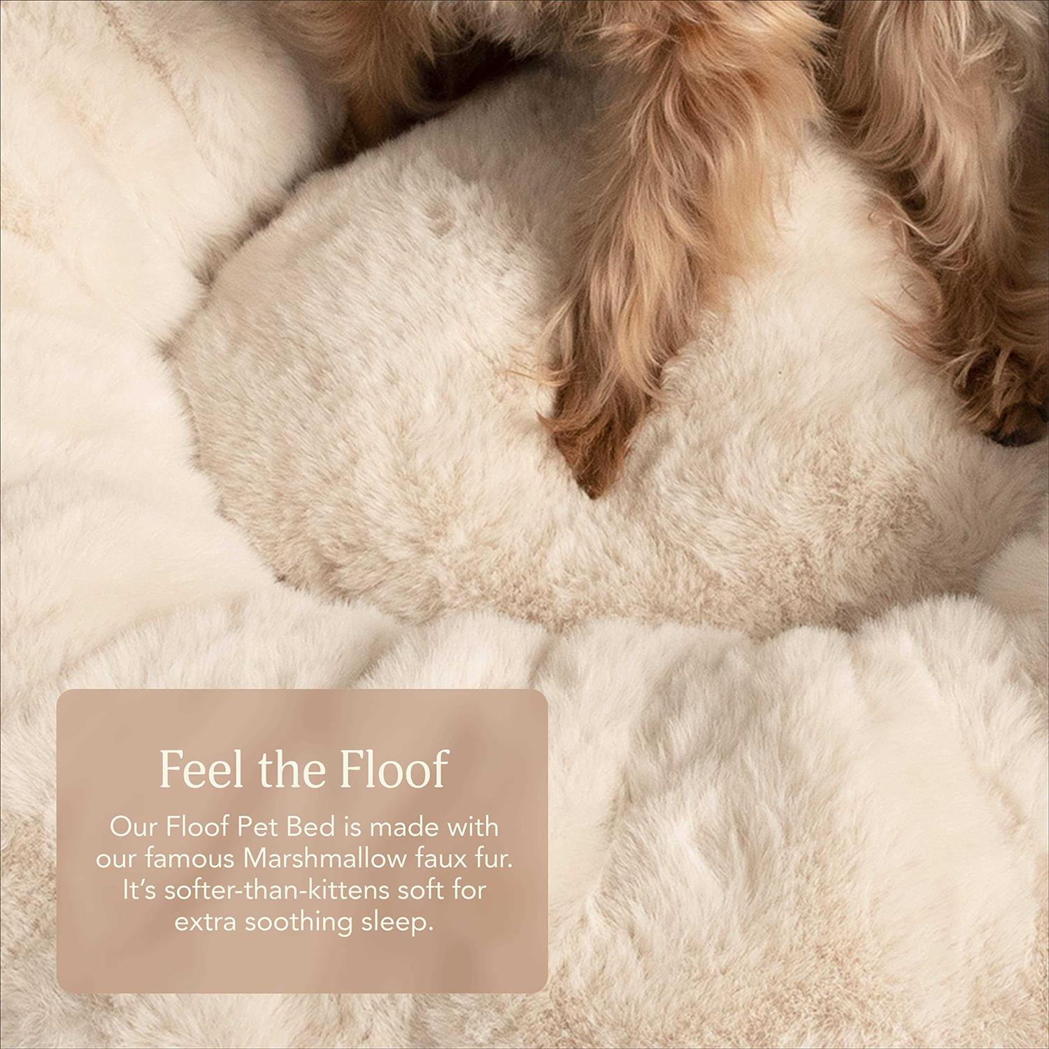 UnHide Floof Pet Bed Extra Soft Dog Bed Removable Faux Fur Cover - Pet Supplies online store