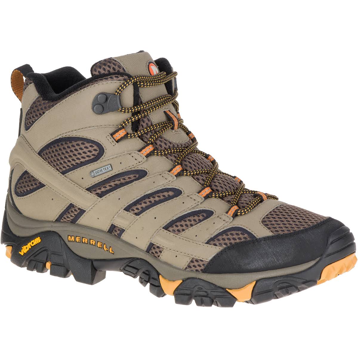 Merrell Men&s Moab 2 Mid Gore-Tex, Walnut / Wide / 9.5