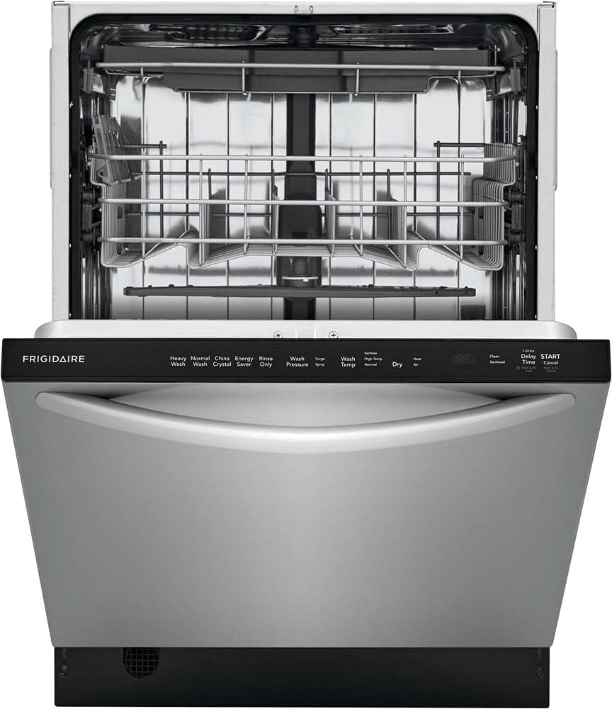 Frigidaire FDSH4501AS 24" Built-In Dishwasher EvenDry ESTAR 5 Cycles