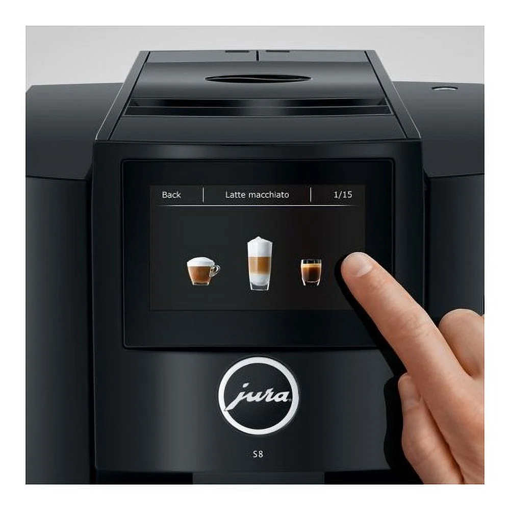 Jura S8 Multifunction Automatic Coffee & Espresso Machine | Piano Black