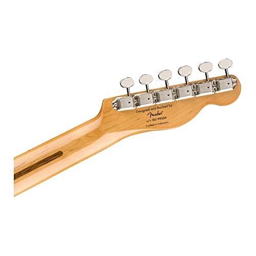 Squier Classic Vibe 70s Thinline Telecaster Electric Guitar, with 2-Year Warranty, Natural, Maple Fingerboard