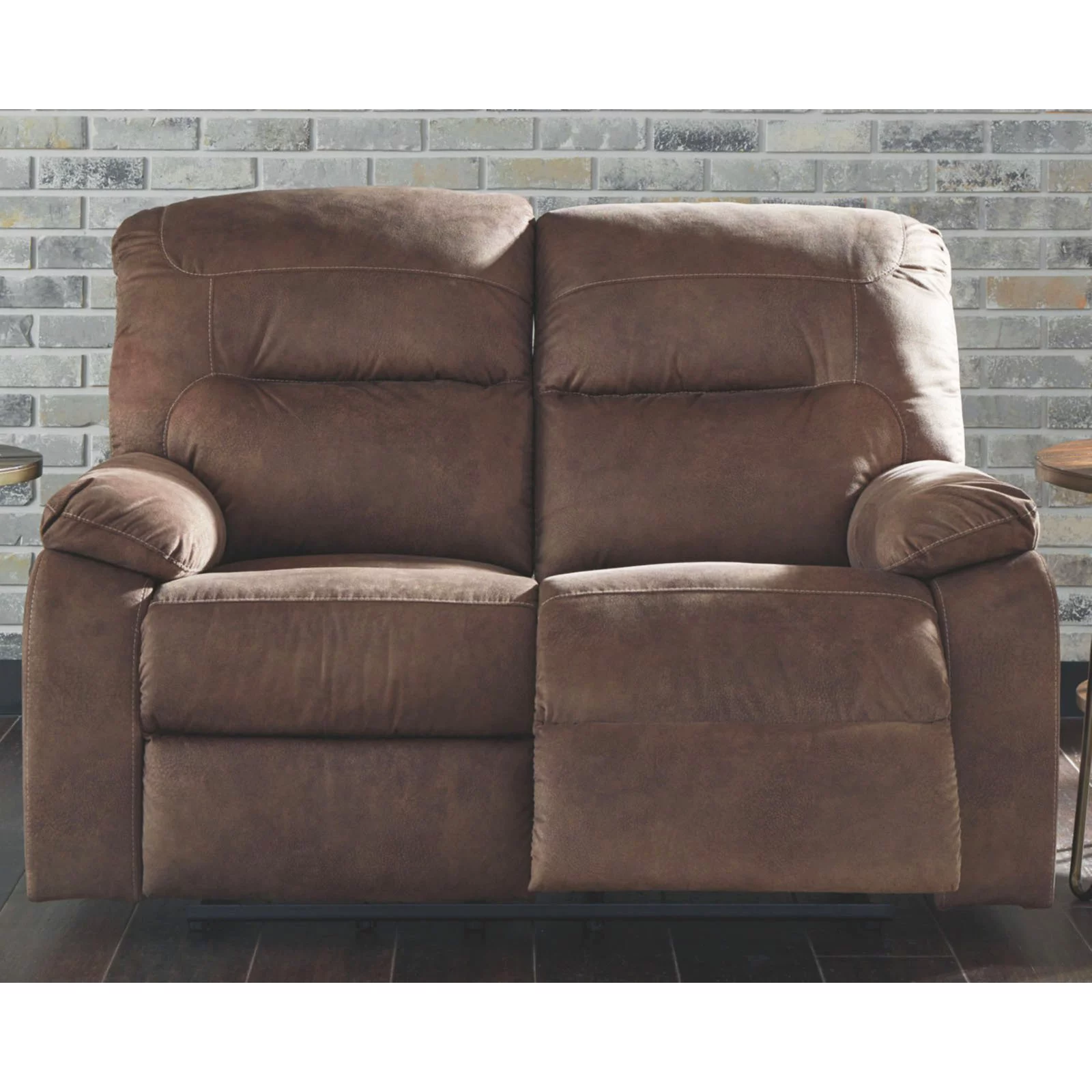 Signature Design by Ashley Bolzano Reclining Loveseat in Coffee