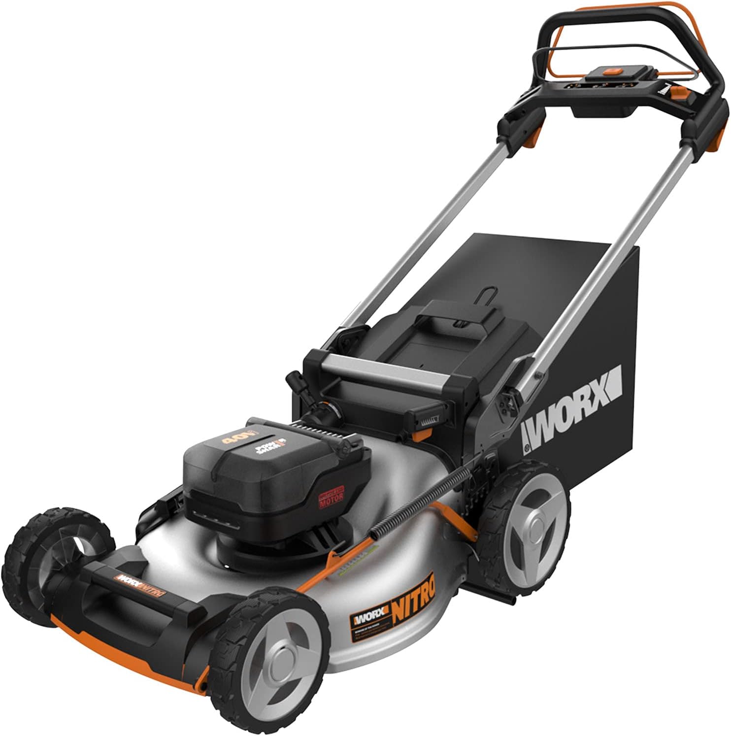 Worx WG743 40V Power Share 4.0Ah 17" Cordless Lawn Mower (Batteries & Charger Included)