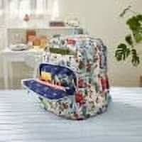 Vera Bradley Women's Cotton XL Campus Backpack Classic Navy