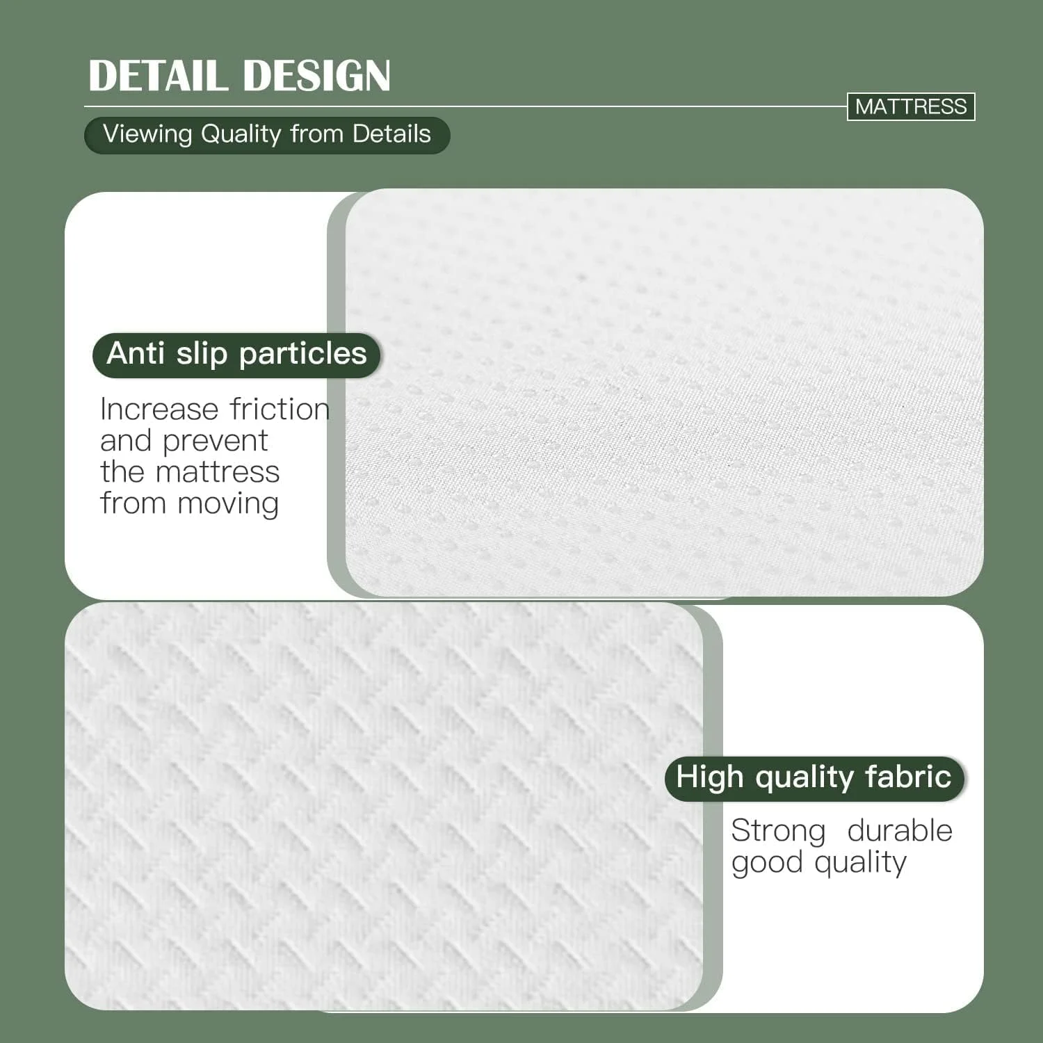 CL.HPAHKL 5/6/8/10/12inch Twin Size Base Foam Mattress, Medium Firm Mattresses for a Cool Sleep & Pressure Relief, CertiPUR-US Certified Bed-in-a-Box （White）