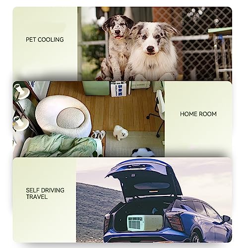 Portable Air Conditioner,Camping Air Conditioner,12V/24V/220V Outdoor Low Power Consumption Portable Silent Design for Camping Tent, RVs, Travel, Truck and Fishing