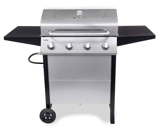 Char-Broil - Thermos 4-Burner Stainless Steel GAS Grill