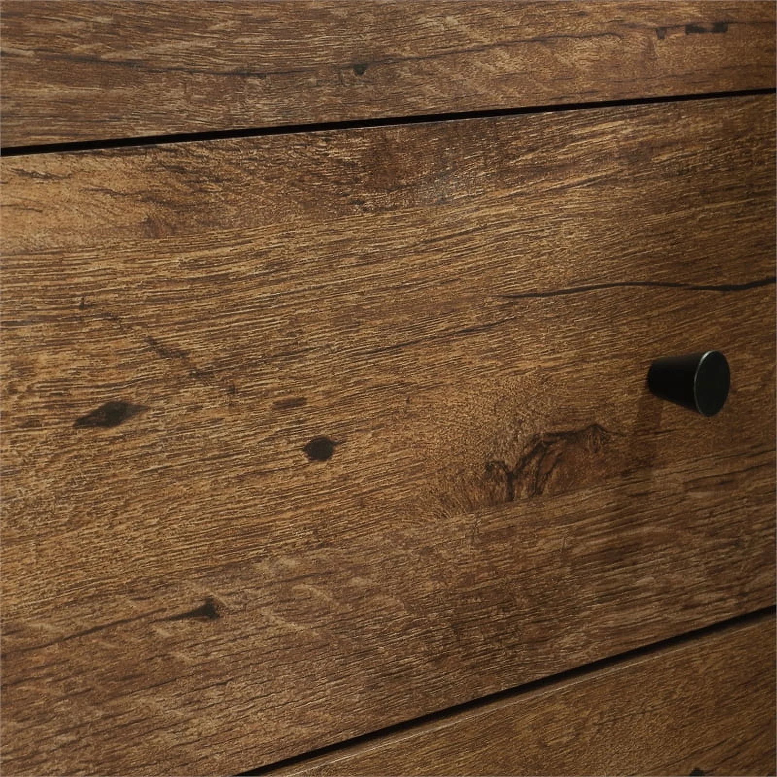 Sauder Boulevard Cafe Engineered Wood Queen Storage Bed in Vintage Oak Finish