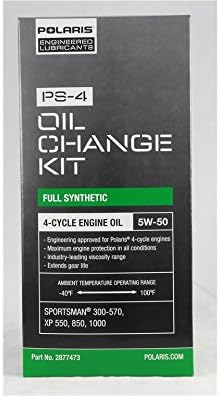 Polaris PS-4 Oil Filter Change KIT Sportsman ATV Ranger 330 400 500 550 850 Pack of 2