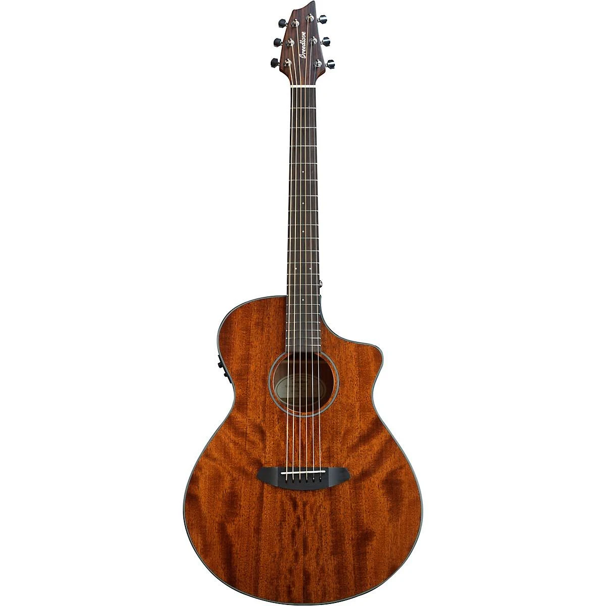 Breedlove Discovery Concert Cutaway CE Mahogany-Mahogany Acoustic-Electric Guitar Natural