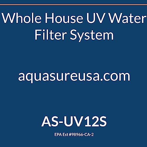 Aquasure Whole House Water Softener Bundle with Scale Inhibiting Pre-Filter and Ultraviolet UV Light Sterilizer