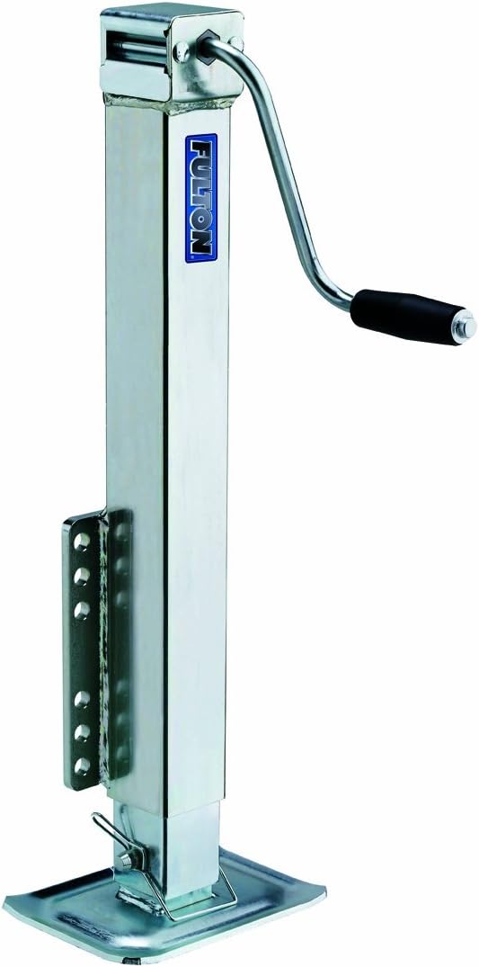 Fulton HD50000101 Bolt-On Trailer Tongue Jack with Drop Leg - 5000 lb. Weight Capacity