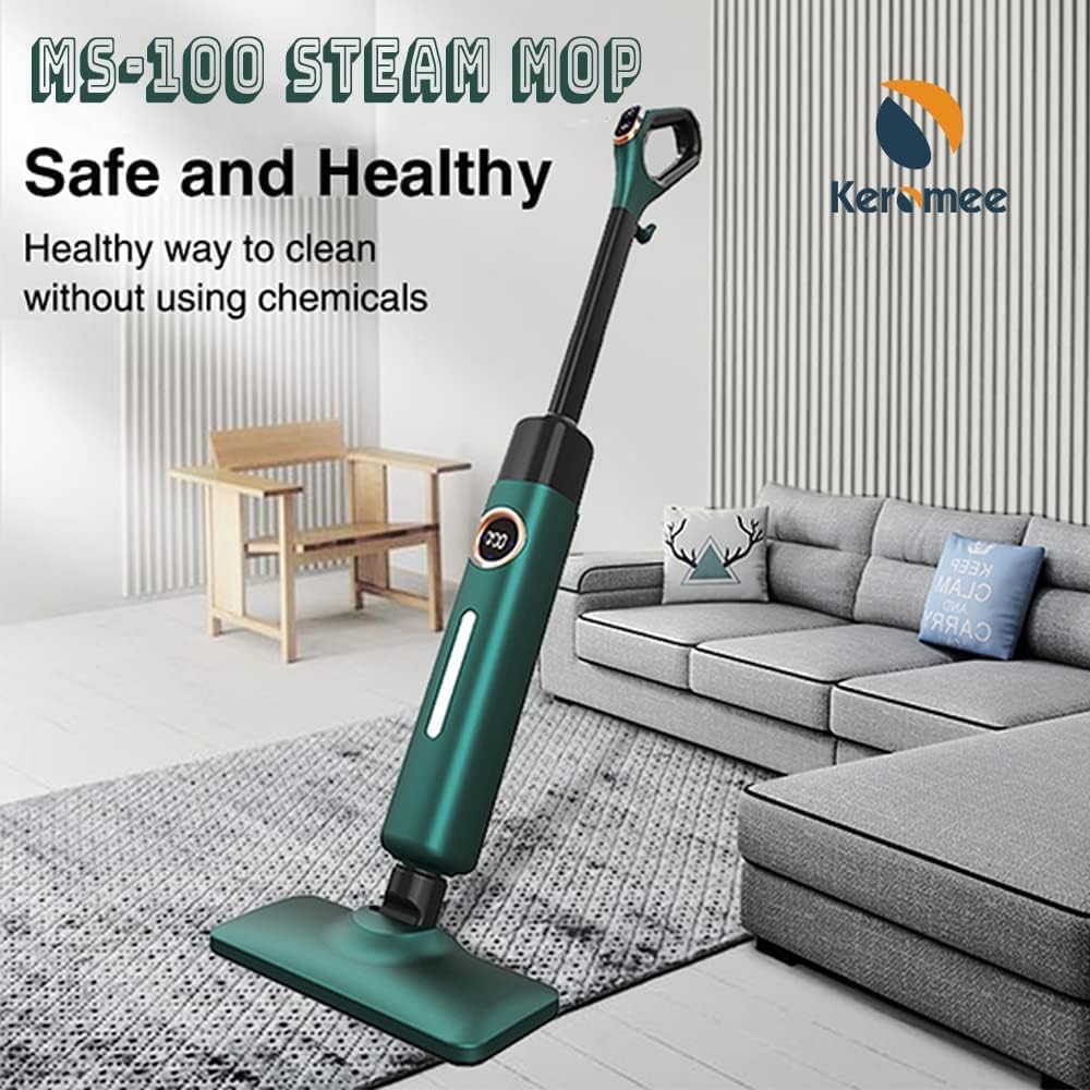 Cordless Vacuum Cleaner Lightweight Vacuum and Steam Mop Cleaner For Hardwood Tile