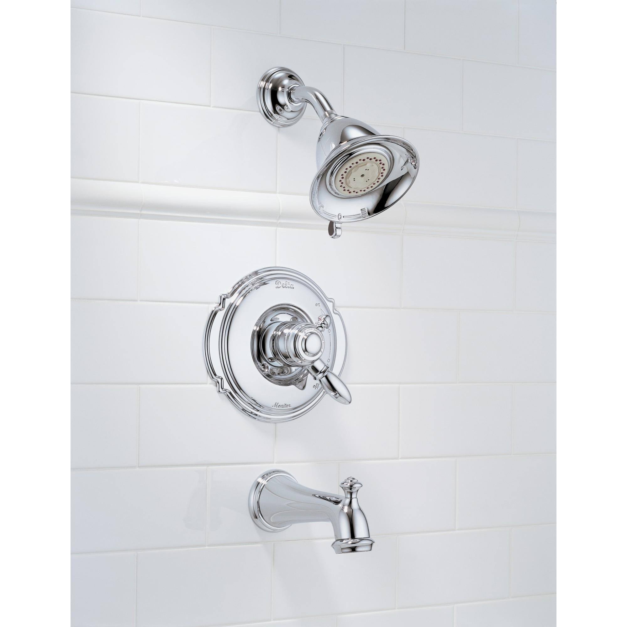 Delta T17455-SS Victorian Monitor 17 Series Tub and Shower Trim Stainless