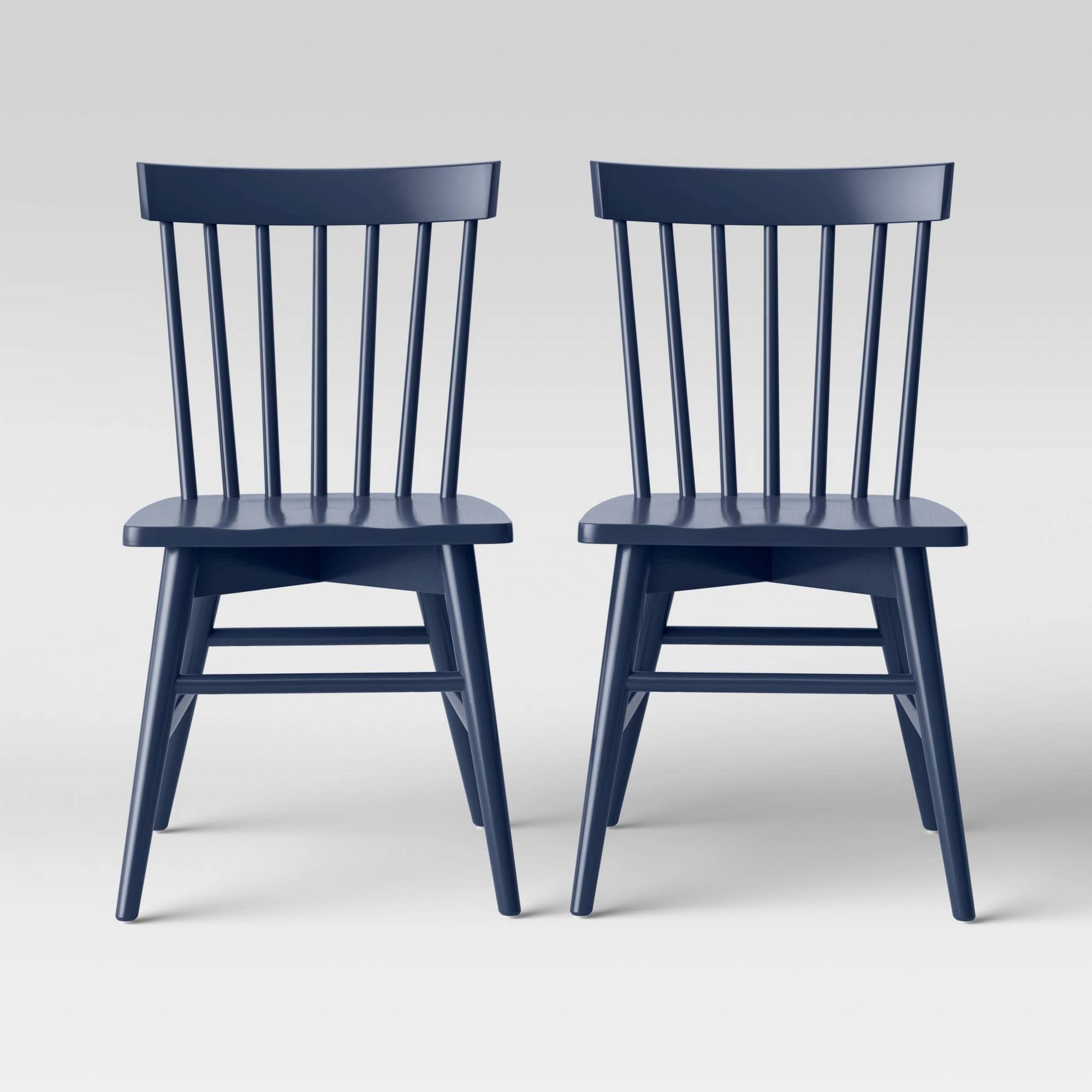 Set of 2 Windsor Dining Chair Dark Blue - Threshold