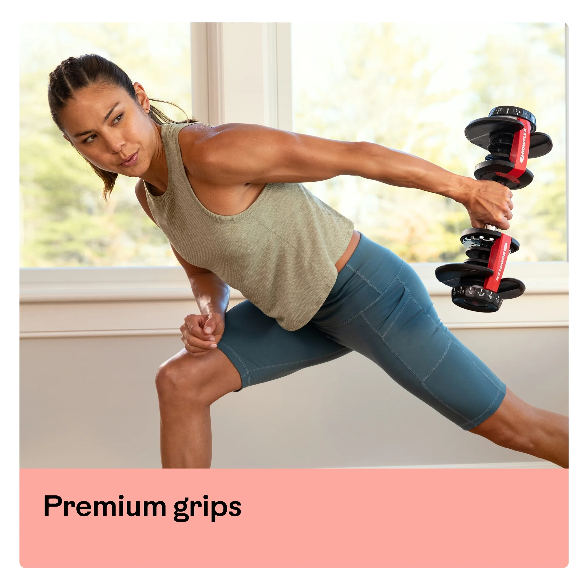 BowFlex SelectTech 552 Dumbbell, Single, Litho, Free 2-month JRNY Membership