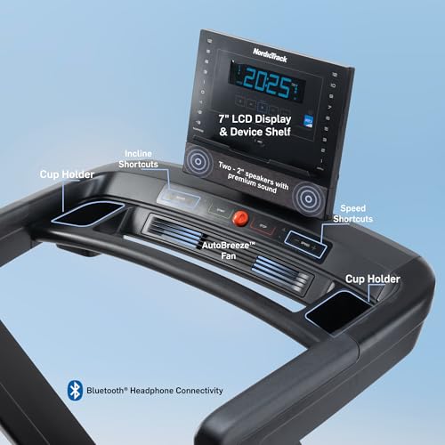 NordicTrack Commercial Series: Premium Foldable Treadmills, Incline & Decline, iFIT Membership Required to Access iFIT Content & Features