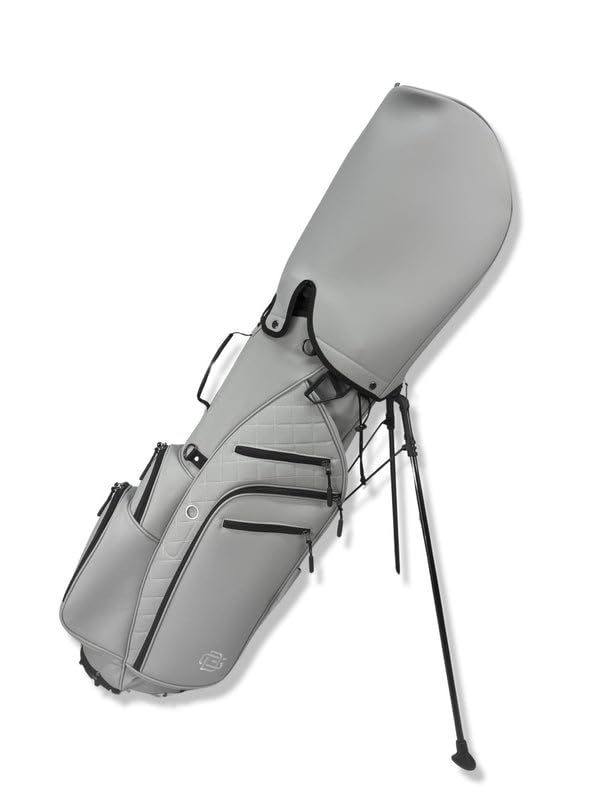 Luxury Golf Stand Bag – 14-Way Divider, 7 Pockets, Lightweight Construction – Premium Design for Superior Organization, Comfort, and Durability (Gray)