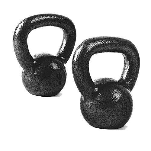 Cap Barbell Cast Iron Kettlebell, Black