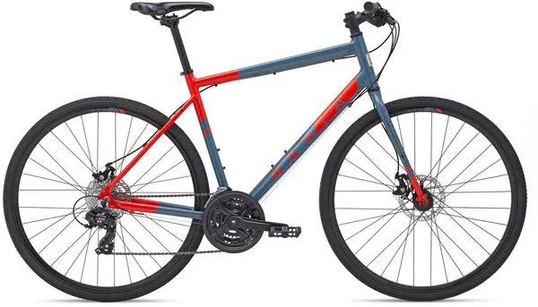 Marin Fairfax 1 Commuter Bike 2021 Grey/Orange / XL