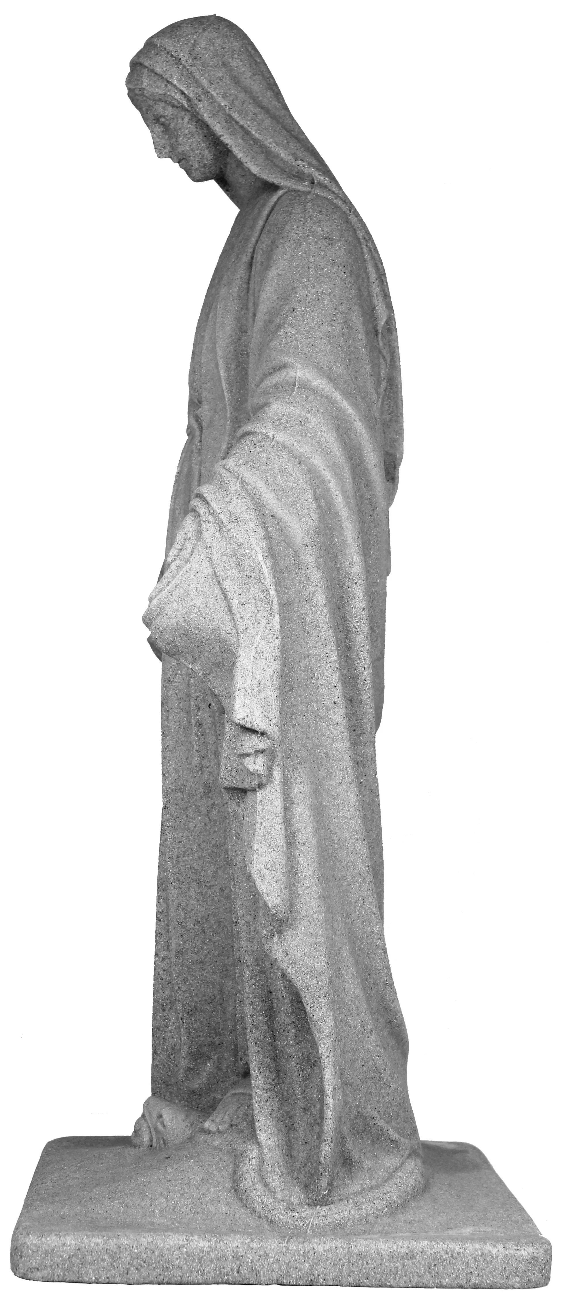 Virgin Mary Garden – Natural Granite Appearance – Made of Resin – Lightweight – 34”