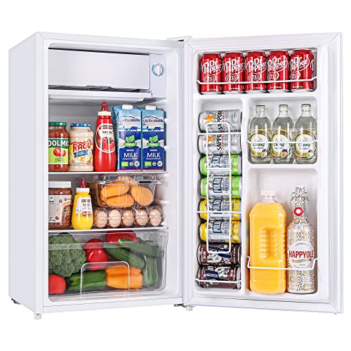 BANGSON Mini Fridge with Freezer,3.2 Cu.Ft.