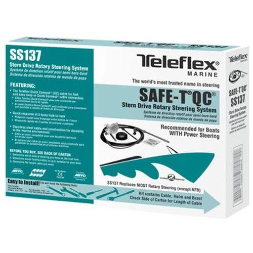 Seastar SS13712 Safe-T Quick Connect Rotary Steering System 12 Feet