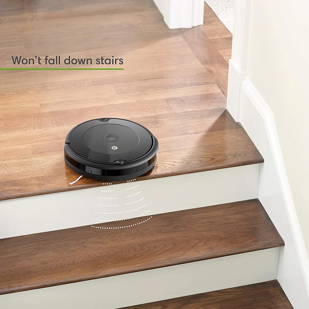 iRobot Roomba 600 Series Self-Charging Robot Vacuum, Wi-Fi Connectivity, Personalized Cleaning Recommendations, Works with Alexa, Good for Pet Hair, Carpets, Hard Floors, with MTC Microfiber Cloth
