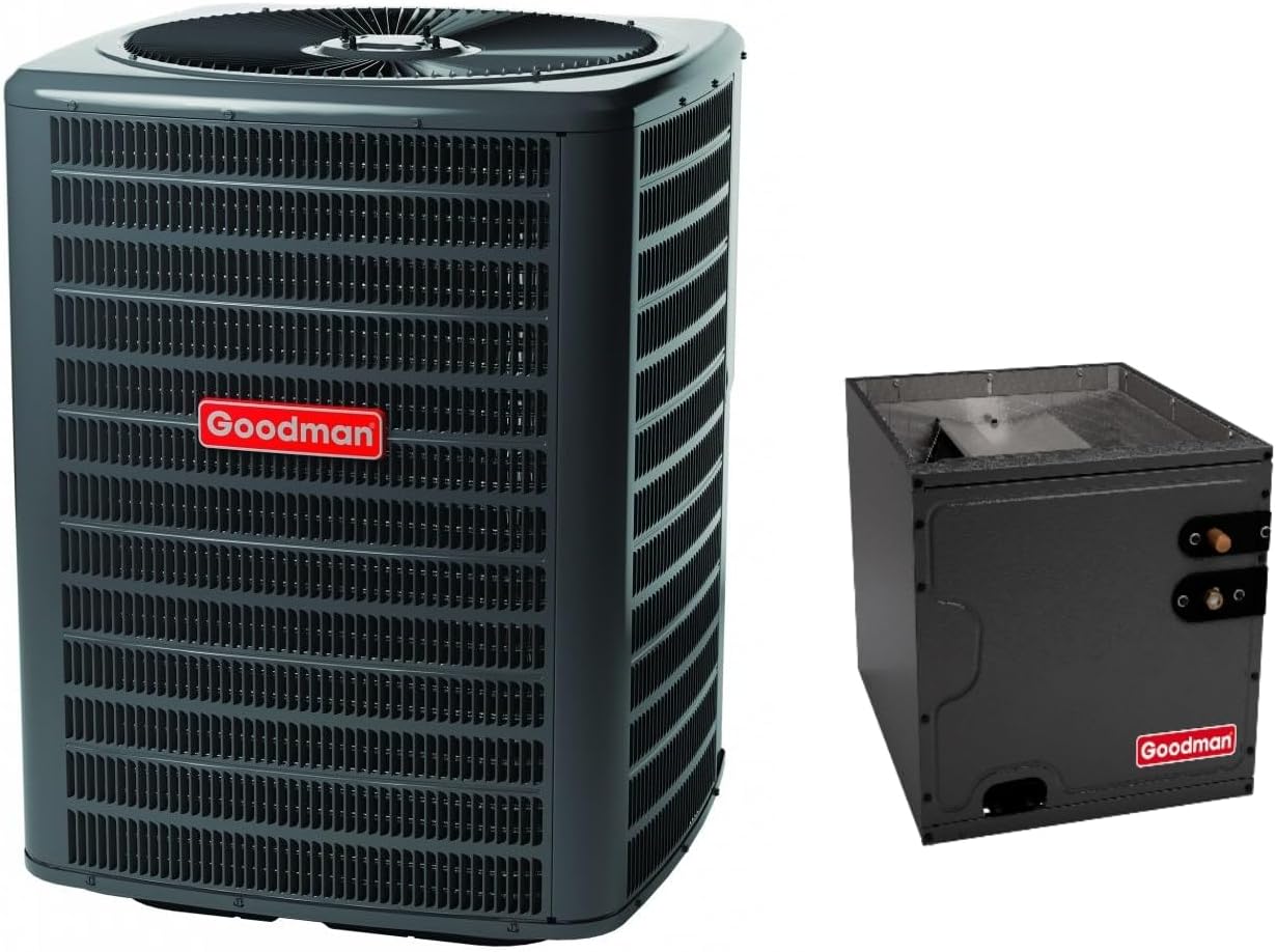 Goodman 3 TON 17.2 SEER2 AC Unit (GSXC703610) with matching Horizontal coil (CHPTA3630C4)