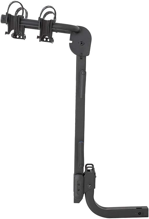 Rhino-Rack 2 Bike Hitch Mount Bike Carrier, Bike Rack Bicycle Carrier Racks Hitch Mount Double Foldable Rack for Vehicles, Heavy Duty and Adjustable Cradles - RBC045