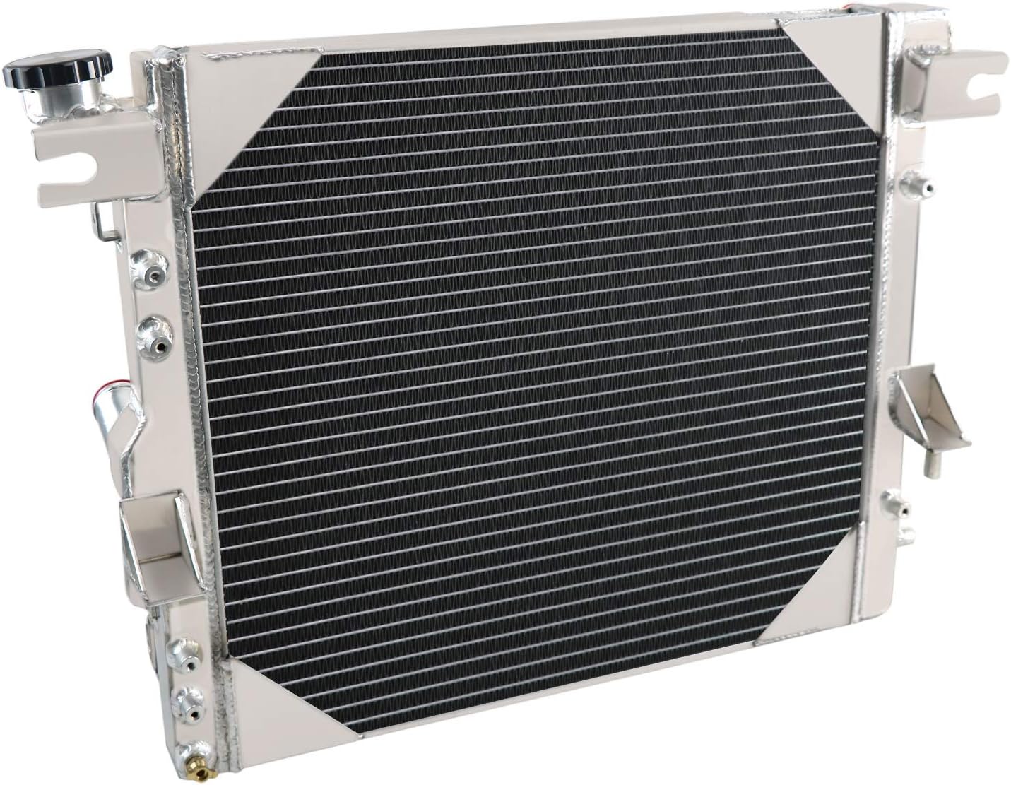ALLOYWORKS 3 Row Full Aluminum Radiator For 2007-2018 Jeep Wrangler JK 3.6L 3.8L V6