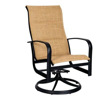 Fremont Swivel Patio Dining Chair Woodard