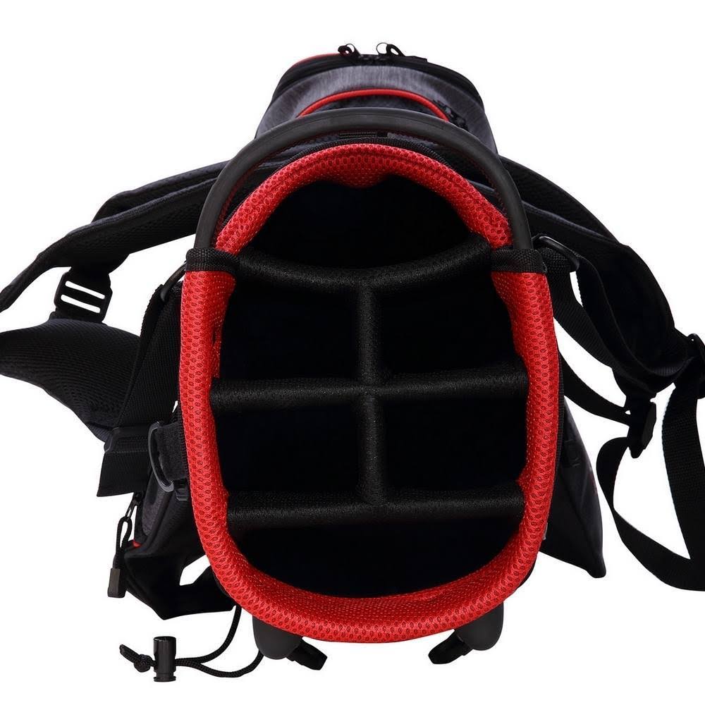 Ram Golf Premium Tour Stand/Carry Bag Black/Red