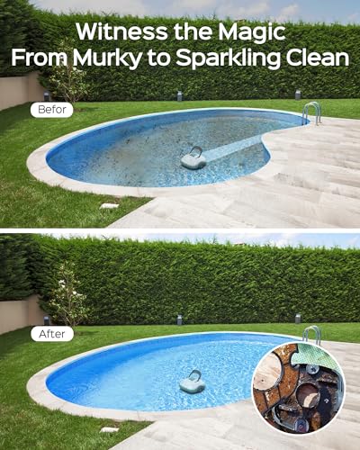 WYBOT Cordless Robotic Pool Cleaner, Automatic Pool Vacuum, Powerful Suction, Dual-Motor, for Above/In Ground Flat Pool