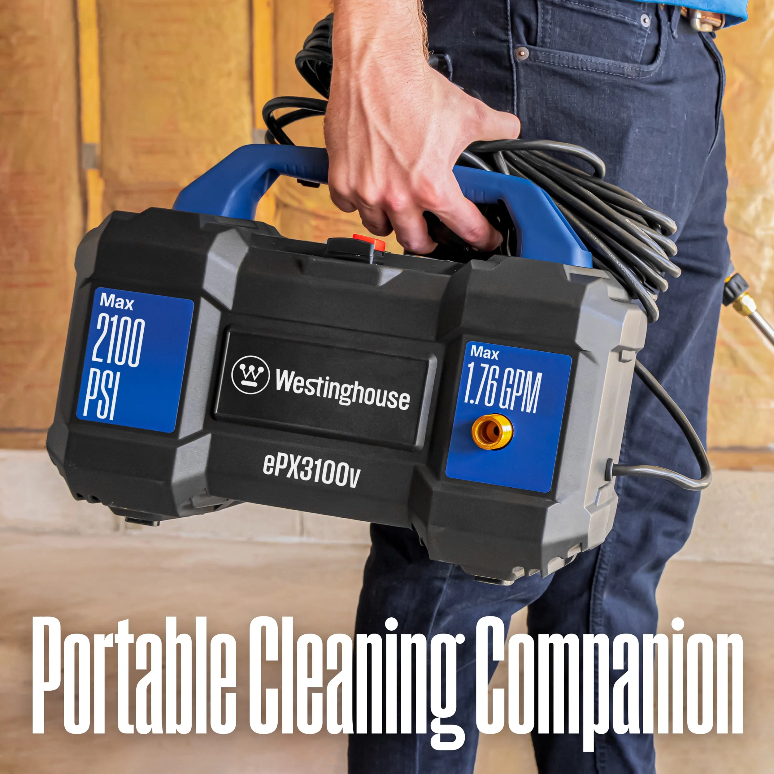 Westinghouse 2300 Max PSI Electric Pressure Washer, 1.76-GPM, Soap Tank, 5 Nozzles