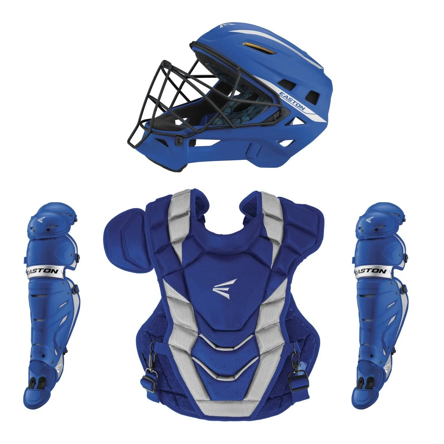 Easton Adult Pro x Catcher&s Set Royal/Silver