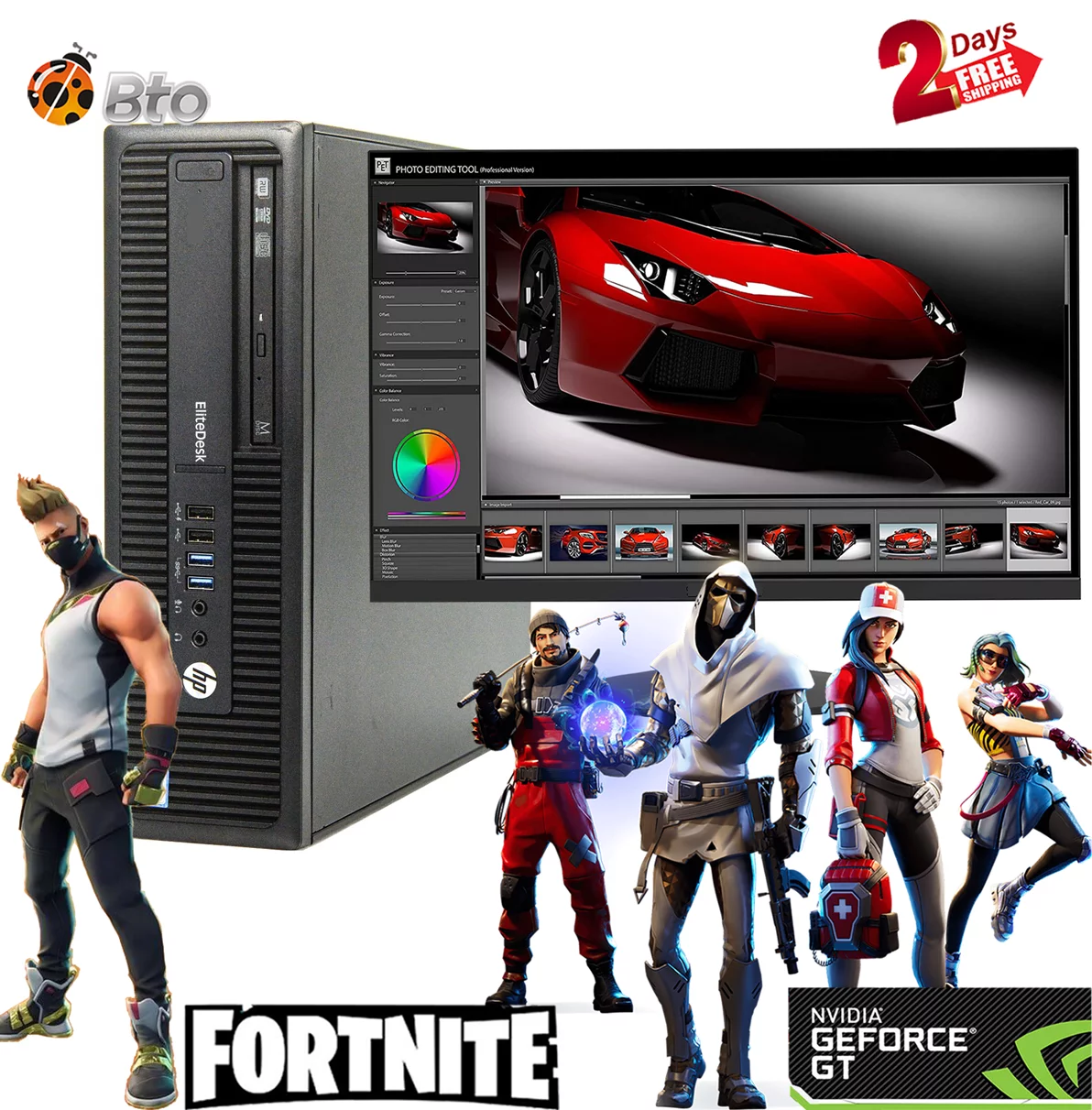 Restored Gaming HP 800G1 Desktop SFF Computer PC Intel Core i7-4570 Processor 16GB Ram 500GB HDD 20" LCD NVIDIA GT 730 4GB KB & Mouse Bto Wifi Adapter Bluetooth Windows 10 (Refurbished) - Curated Treasures Market