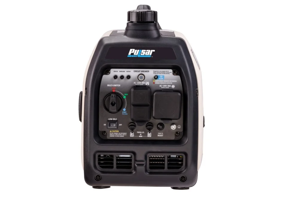 Pulsar 4000-Watt Super Quiet Gas Powered Inverter Generator with CO Sentry